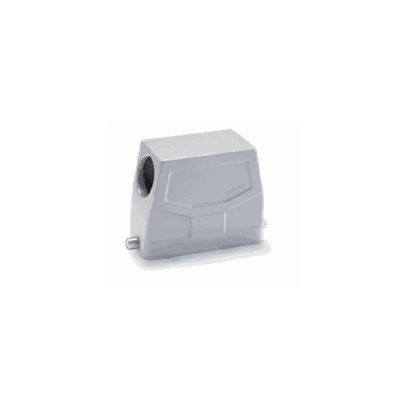 Capot 16B, Aluminium moulé sous pression, Alliage de zinc moulé, IP67, Sortie horizontale, M40